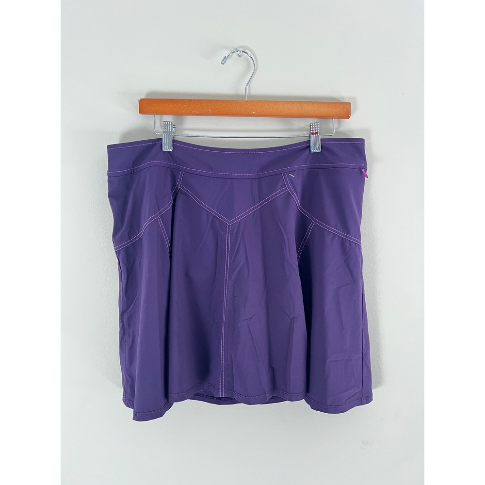 Title Nine Purple Nimblene Skort Womens 14 Athletic Hiking Tennis Skirt